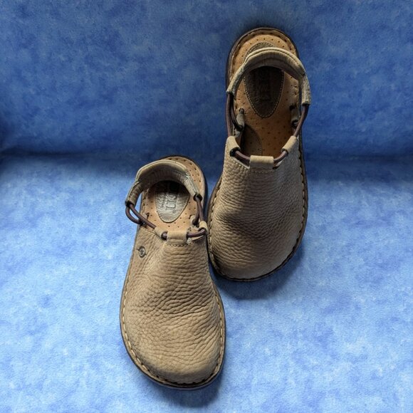 Born Shoes - Born Majo Leather Closed Toe Sling-Back Mule